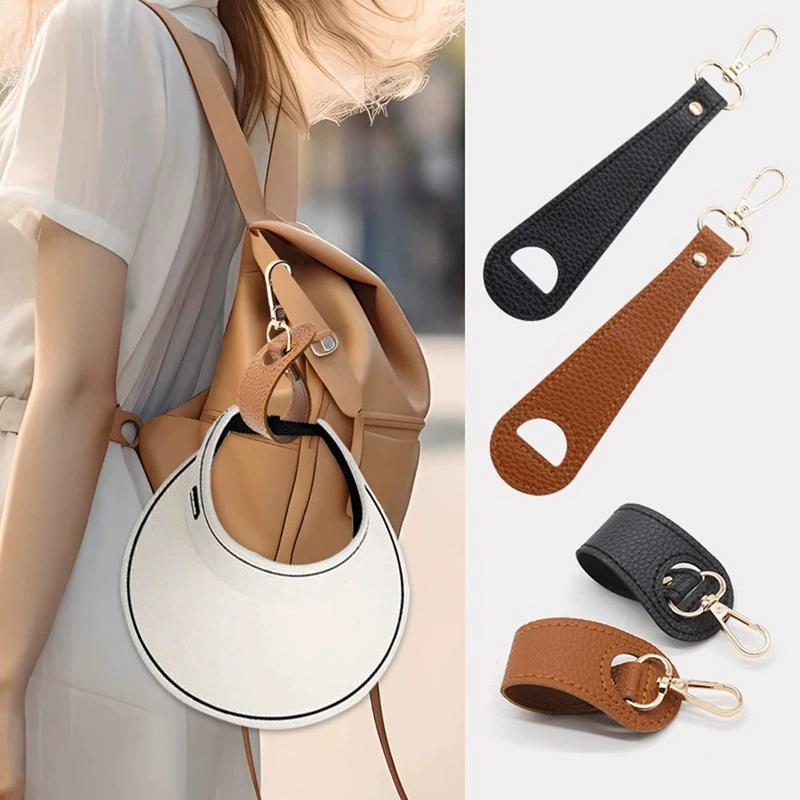 Golf Gloves - Clip de chapeau en cuir Portable,