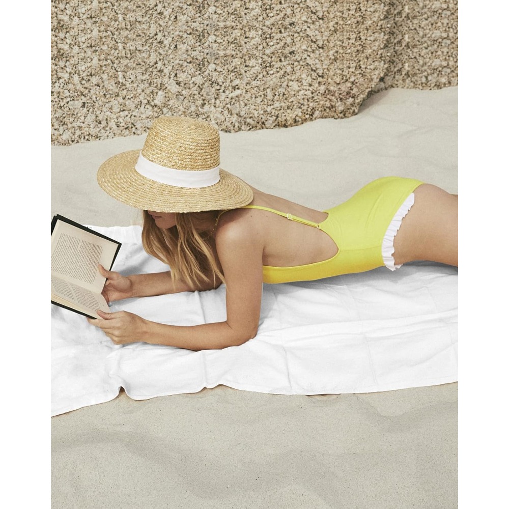 1 serviette de plage blanche p - Golf Towel avis et prix